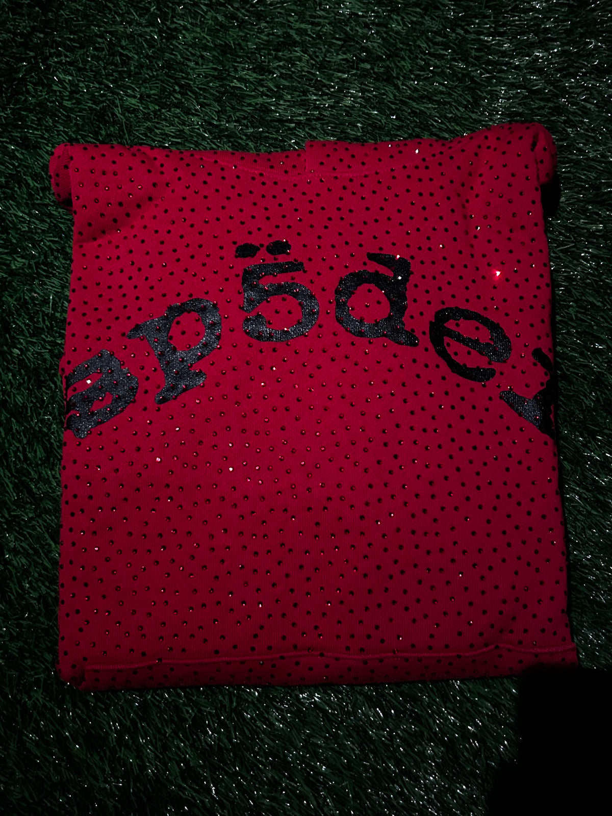 RED VVS SP5DER hoodie