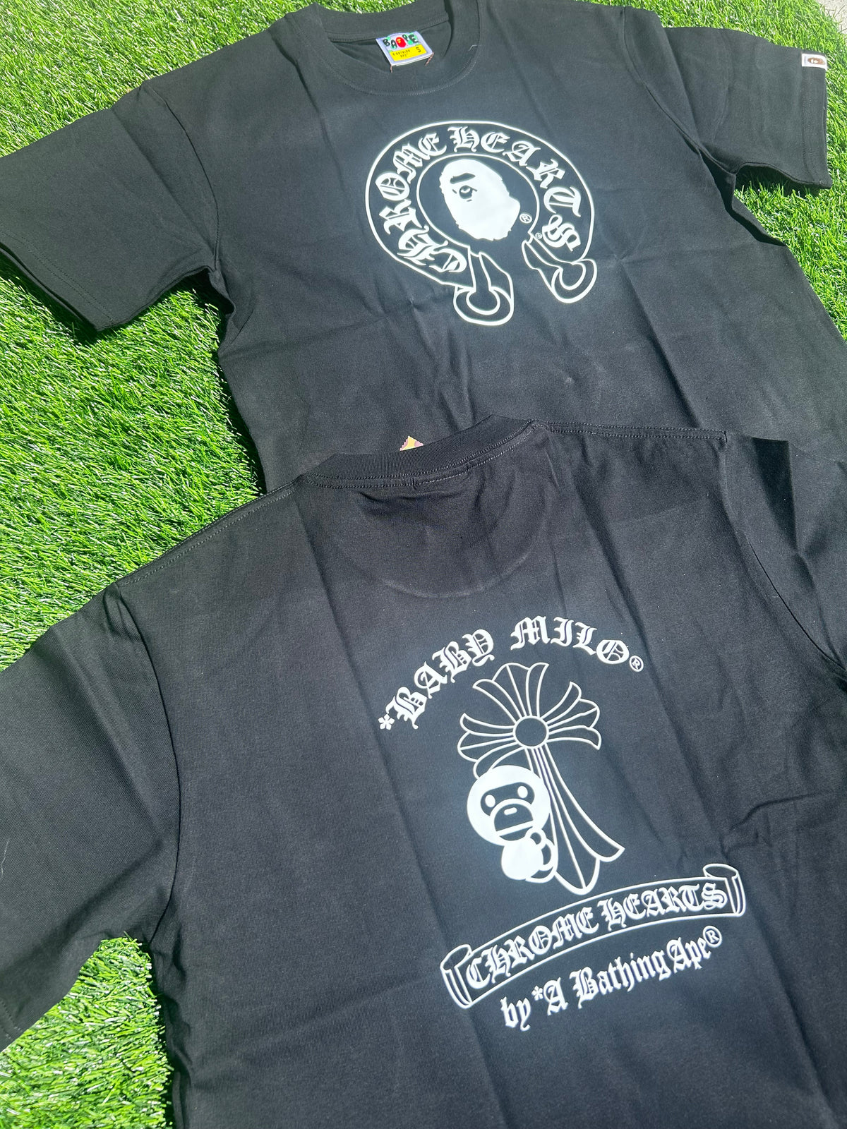 Bape X Chrome Heart tee (Black)