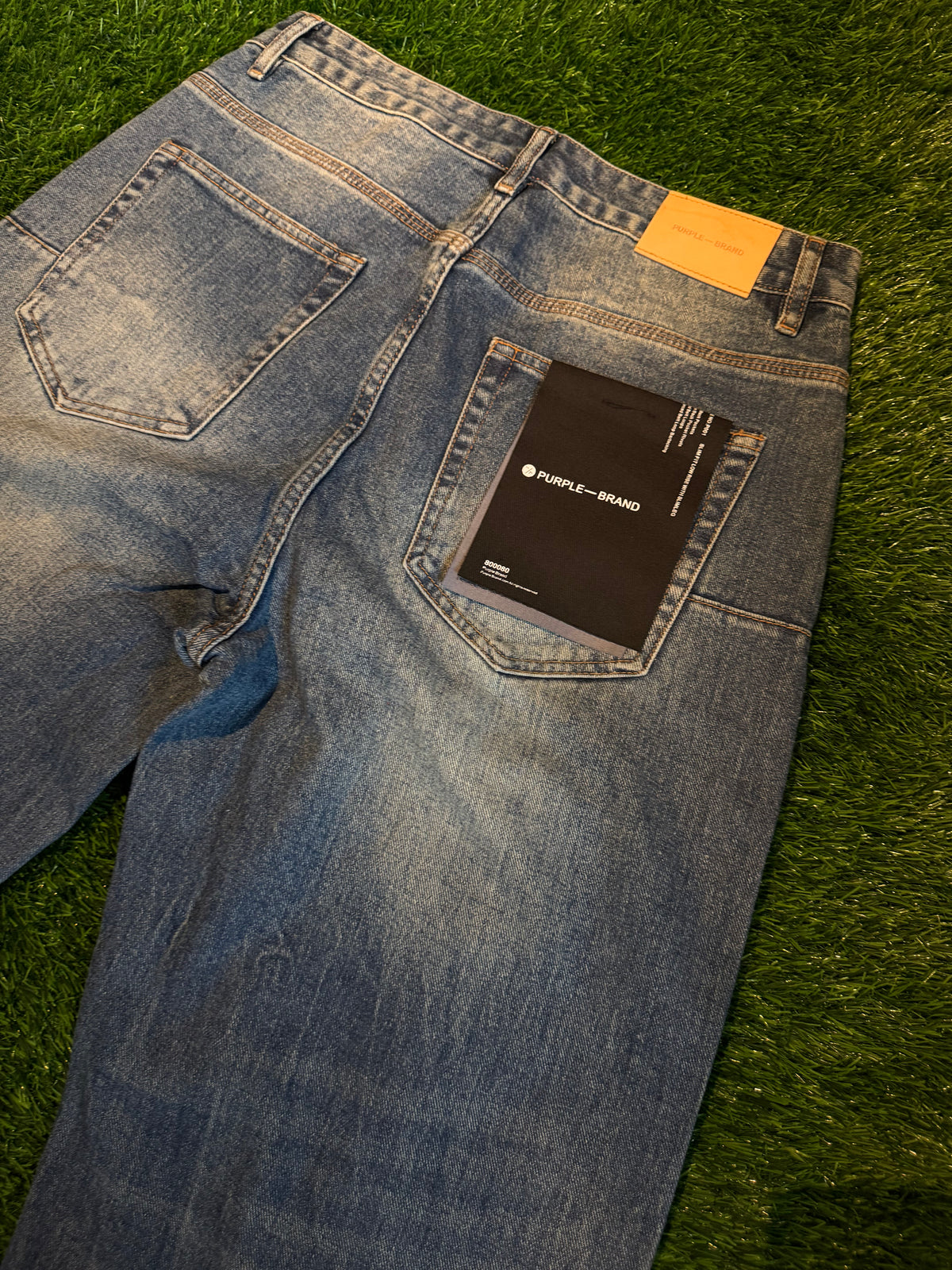 Purple jeans baggy