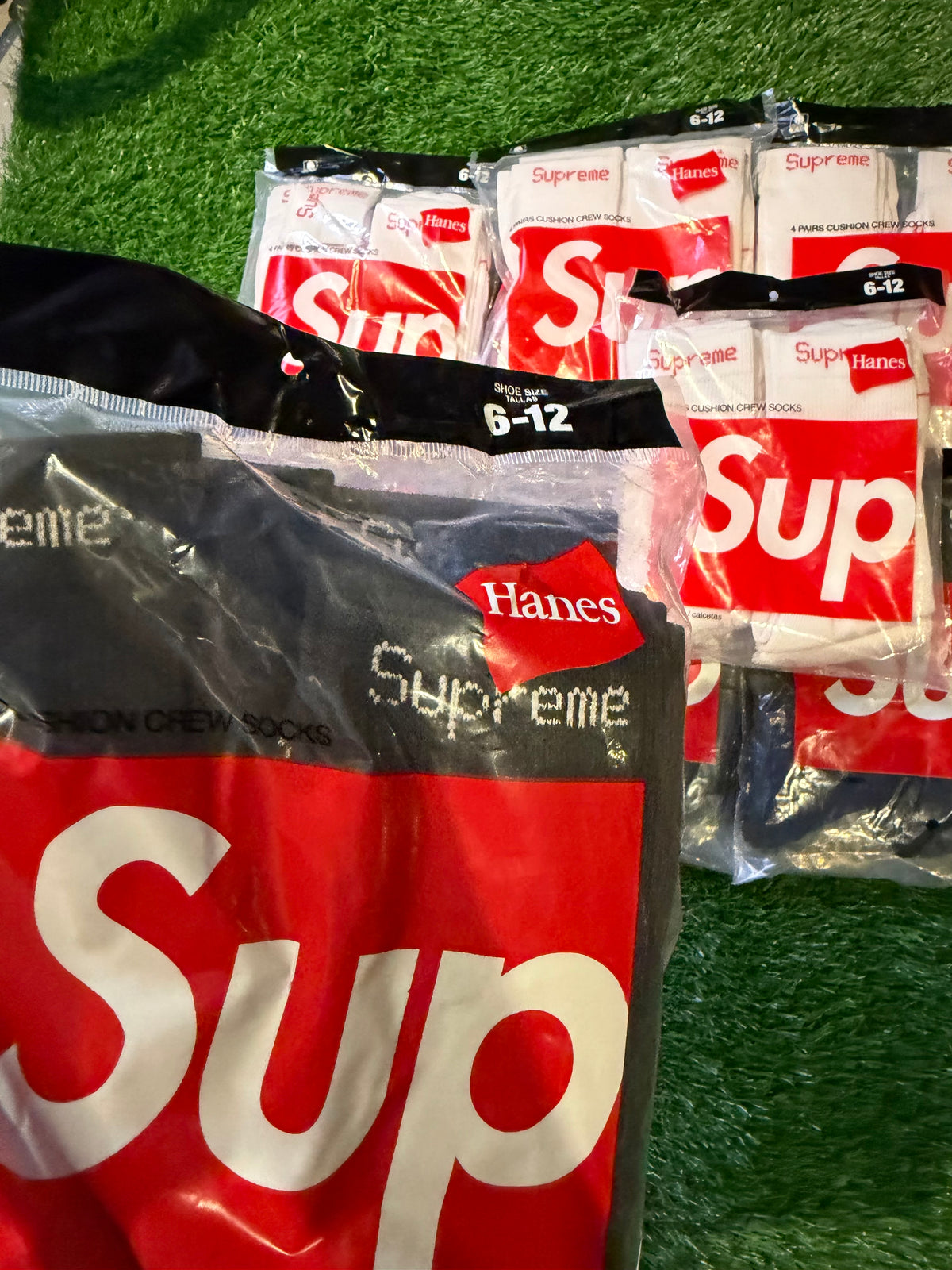 Supreme Socks 4-pack ‘Black’