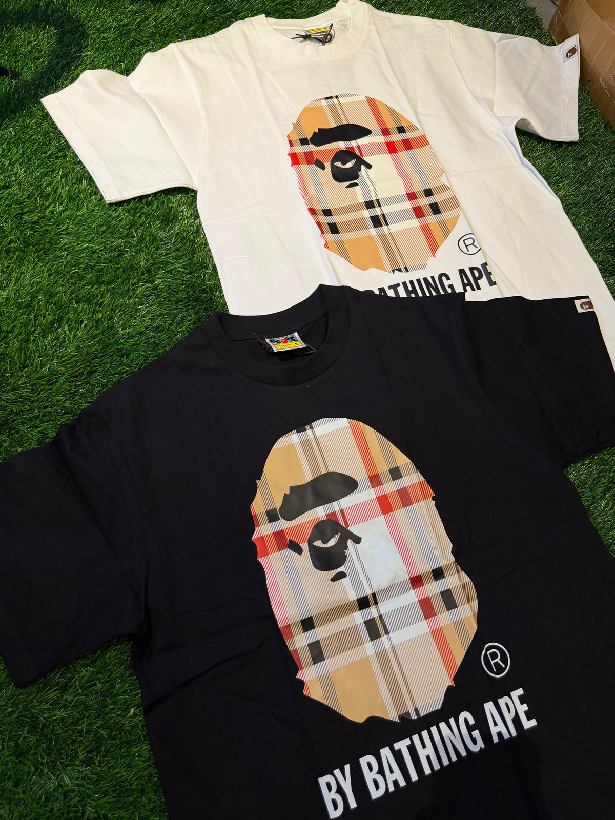 BAPE Checkered Black