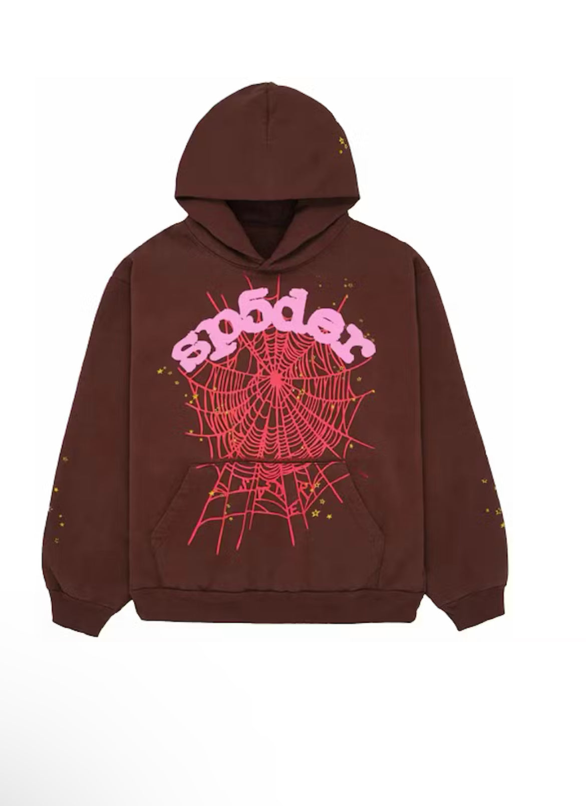Sp5der Hoodie ‘Brown web’