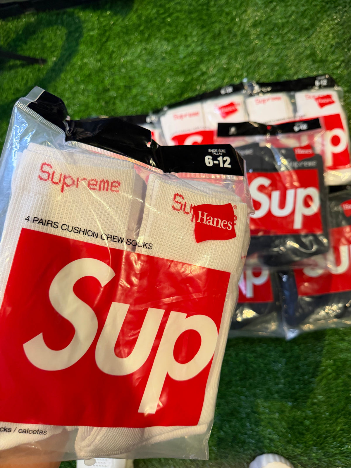 Supreme Socks 4-Pack ‘WHITE’