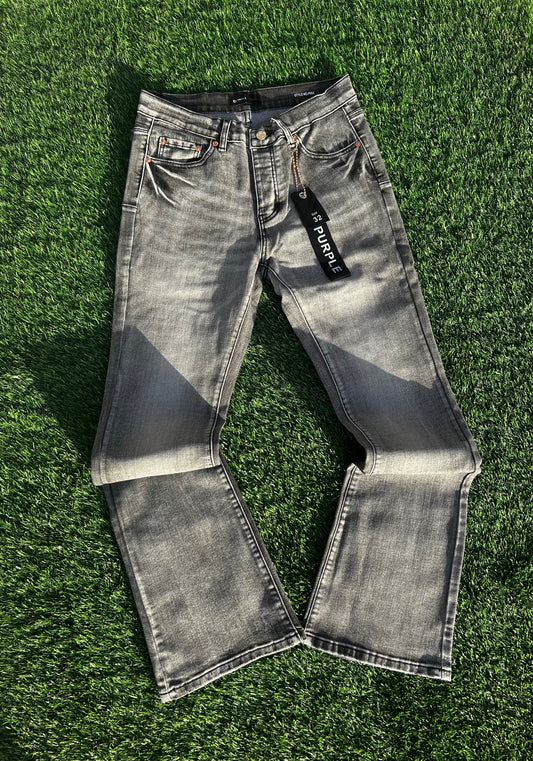 Purple jeans Flared 'Grey'