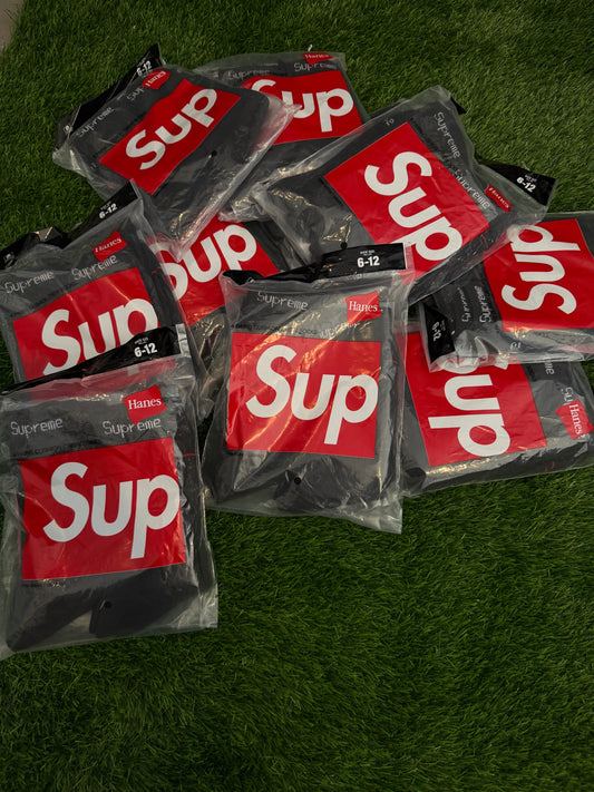 Supreme Socks 4-pack ‘Black’