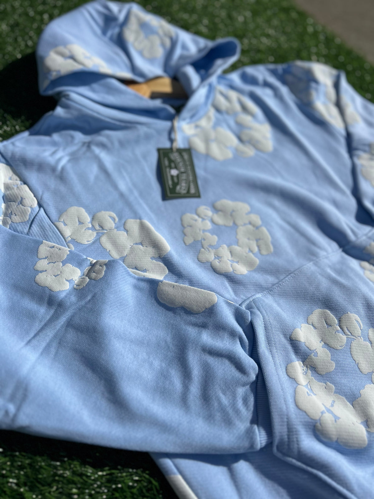 Powder Blue Denim tear