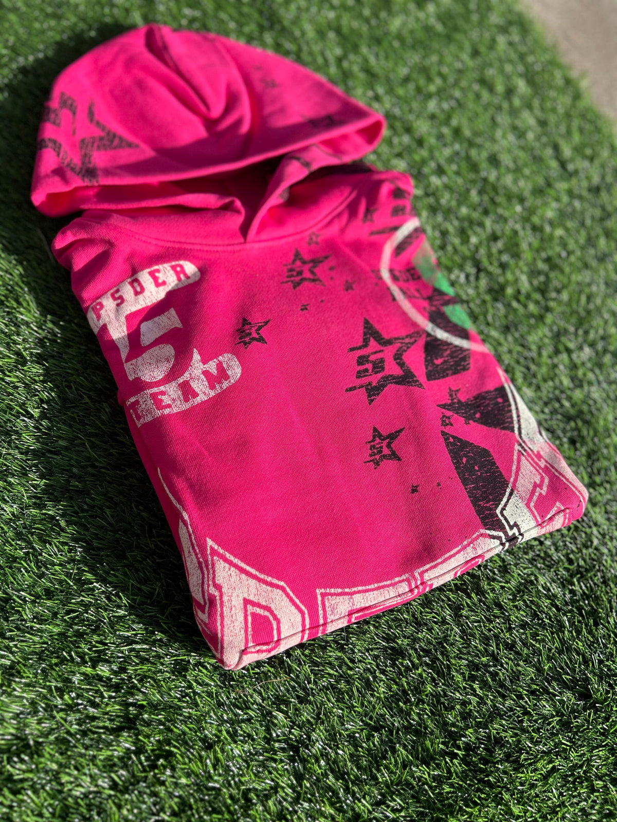 Pink Stencil SP5 Hoodie