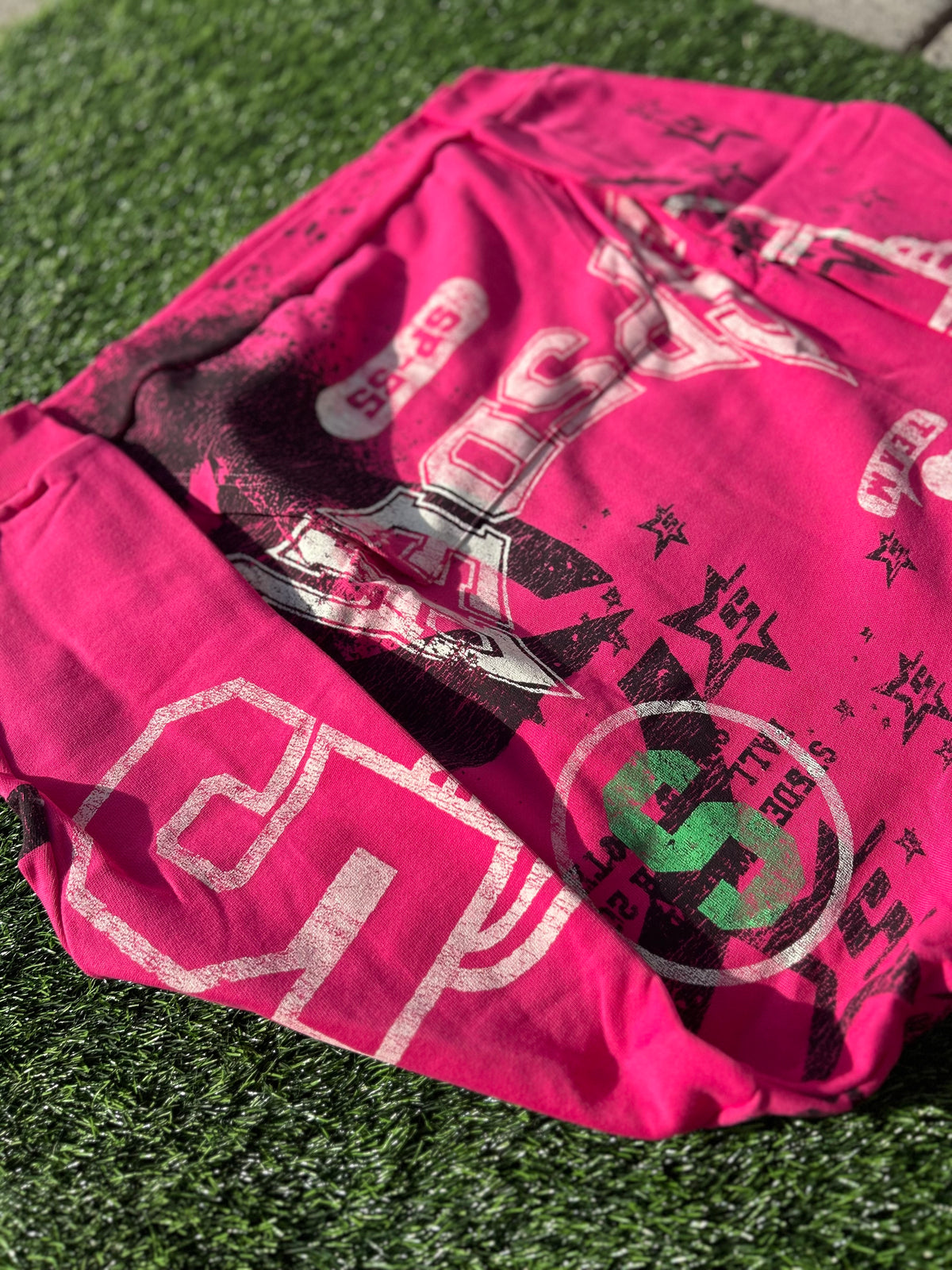 Pink Stencil SP5 Hoodie