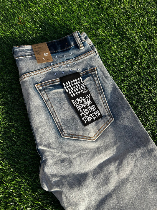 Kusubi Jeans Flared 'light washed'