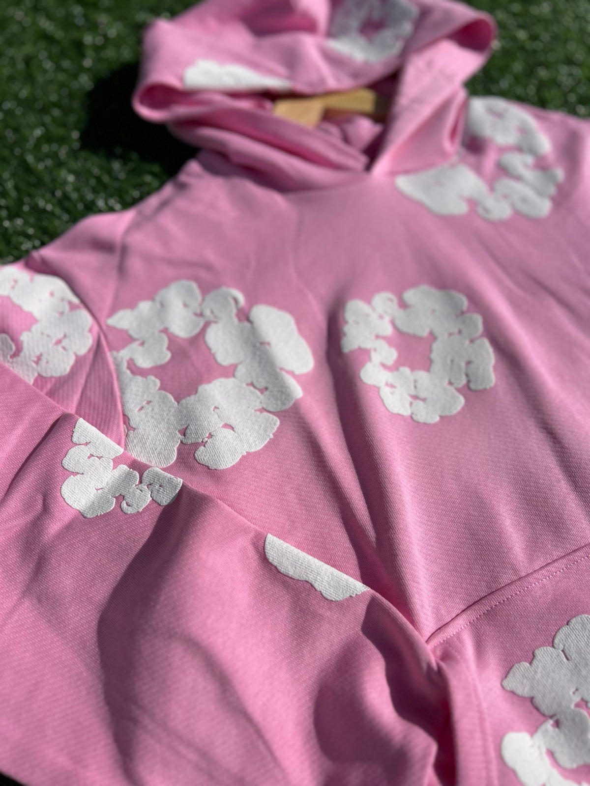 Powder Pink Denim tear