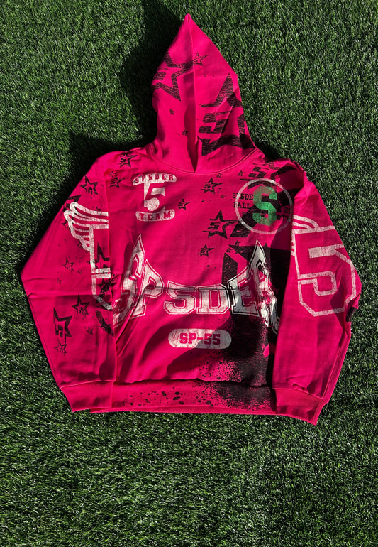 Pink Stencil SP5 Hoodie