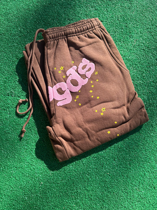 SP5DER Sweats ‘Brown’