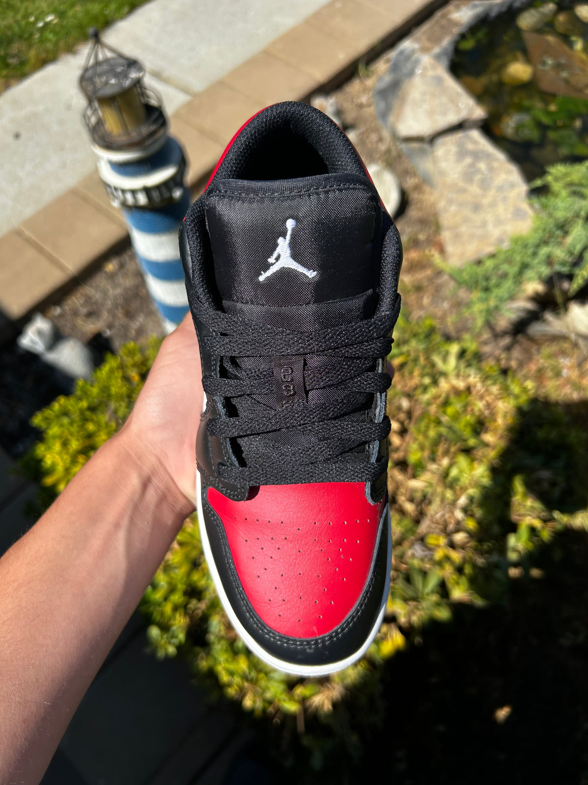 Jordan 1 low Bred Toe