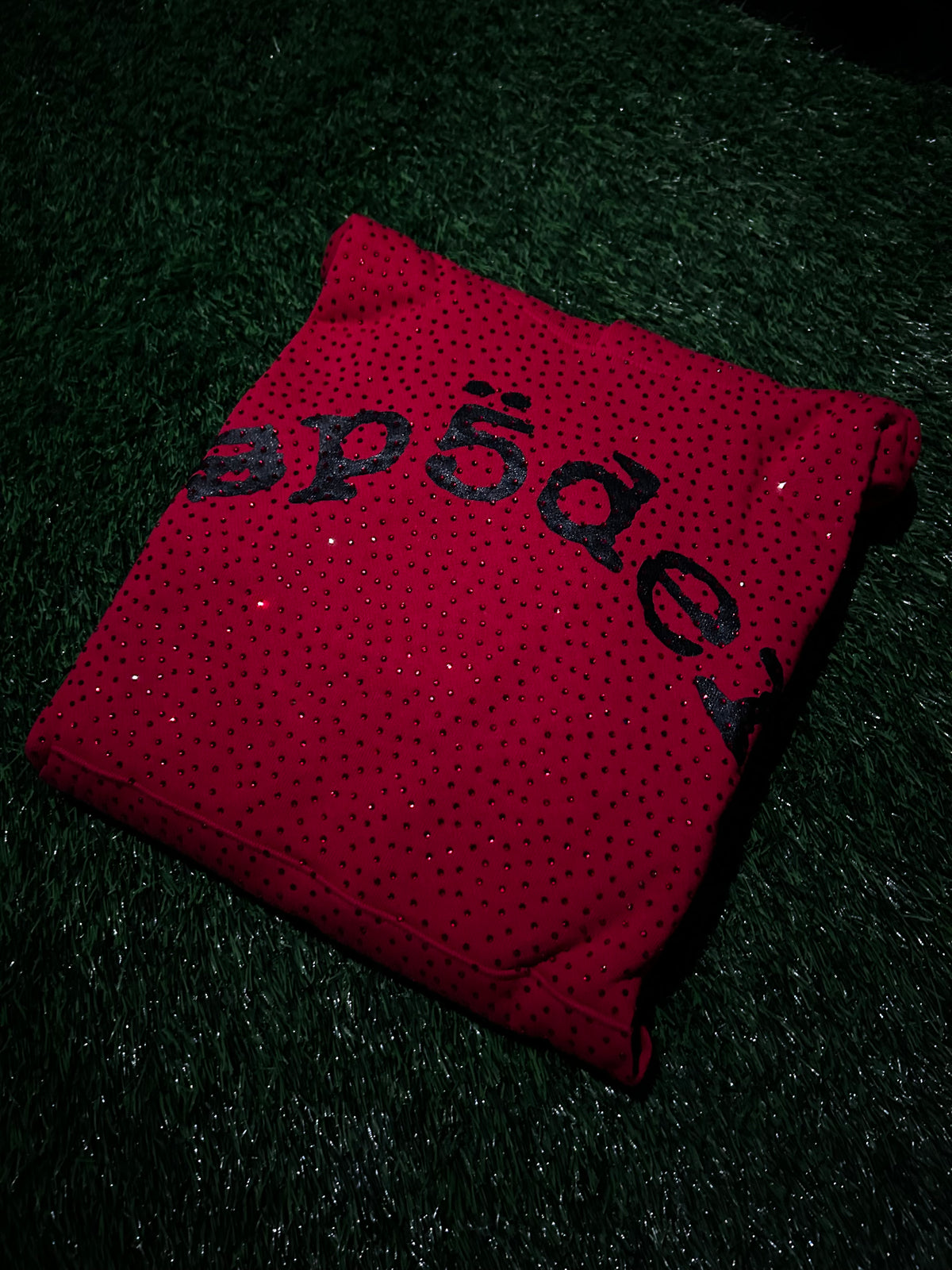 RED VVS SP5DER hoodie