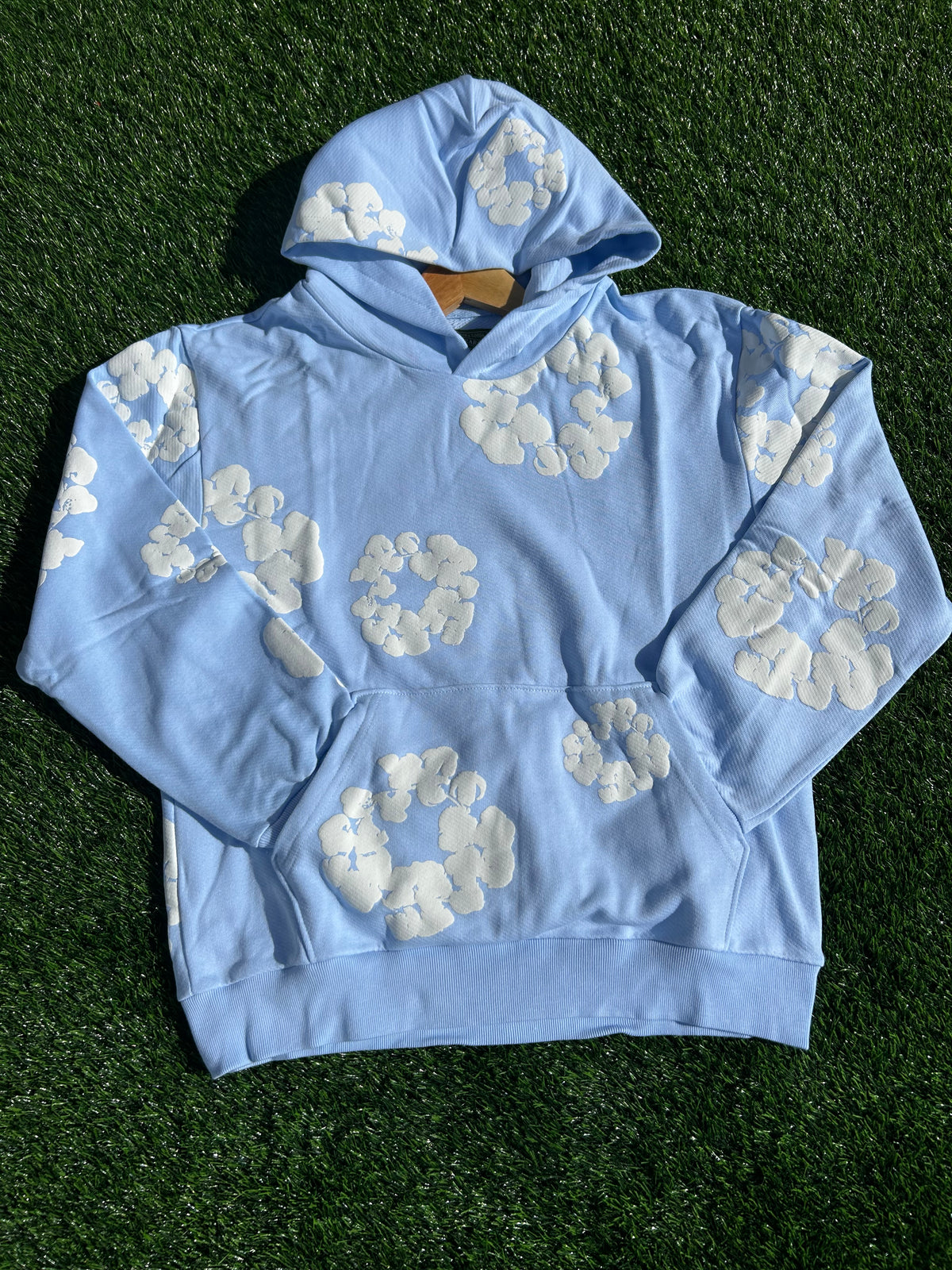 Powder Blue Denim tear
