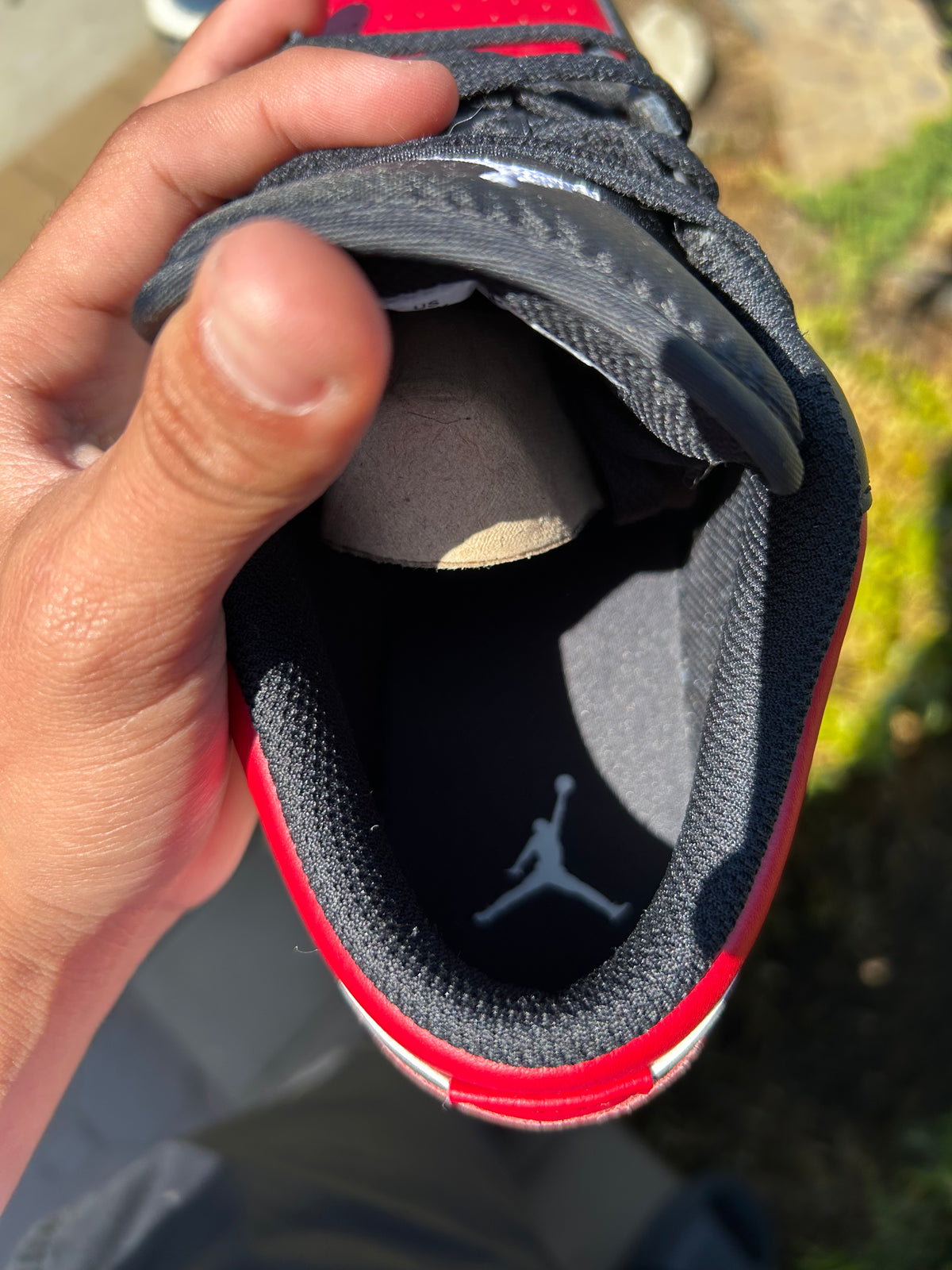 Jordan 1 low Bred Toe