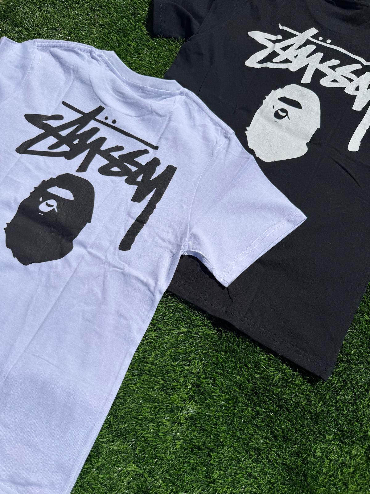 BAPE X STUSSY TEE ‘BLACK’