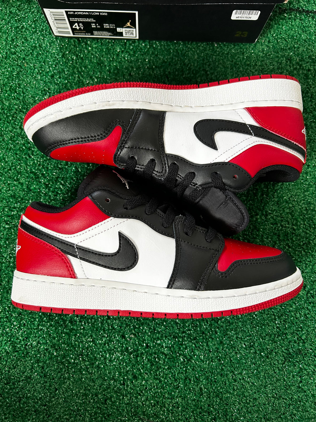 Jordan 1 low Bred Toe