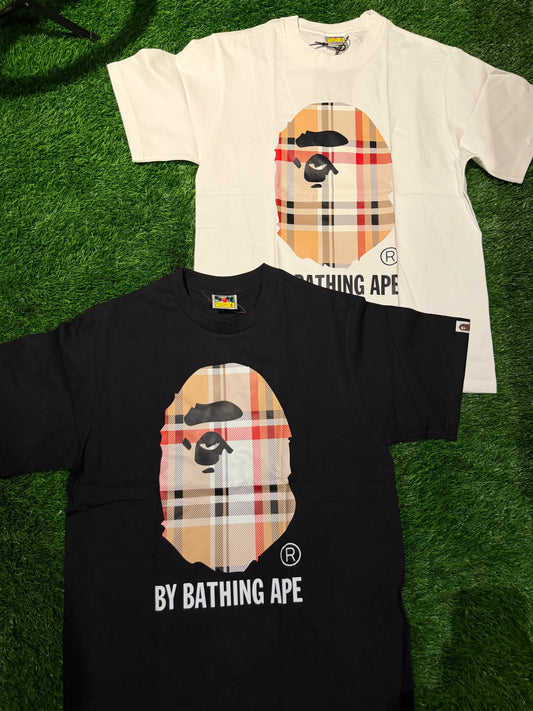 BAPE checkered WHITE