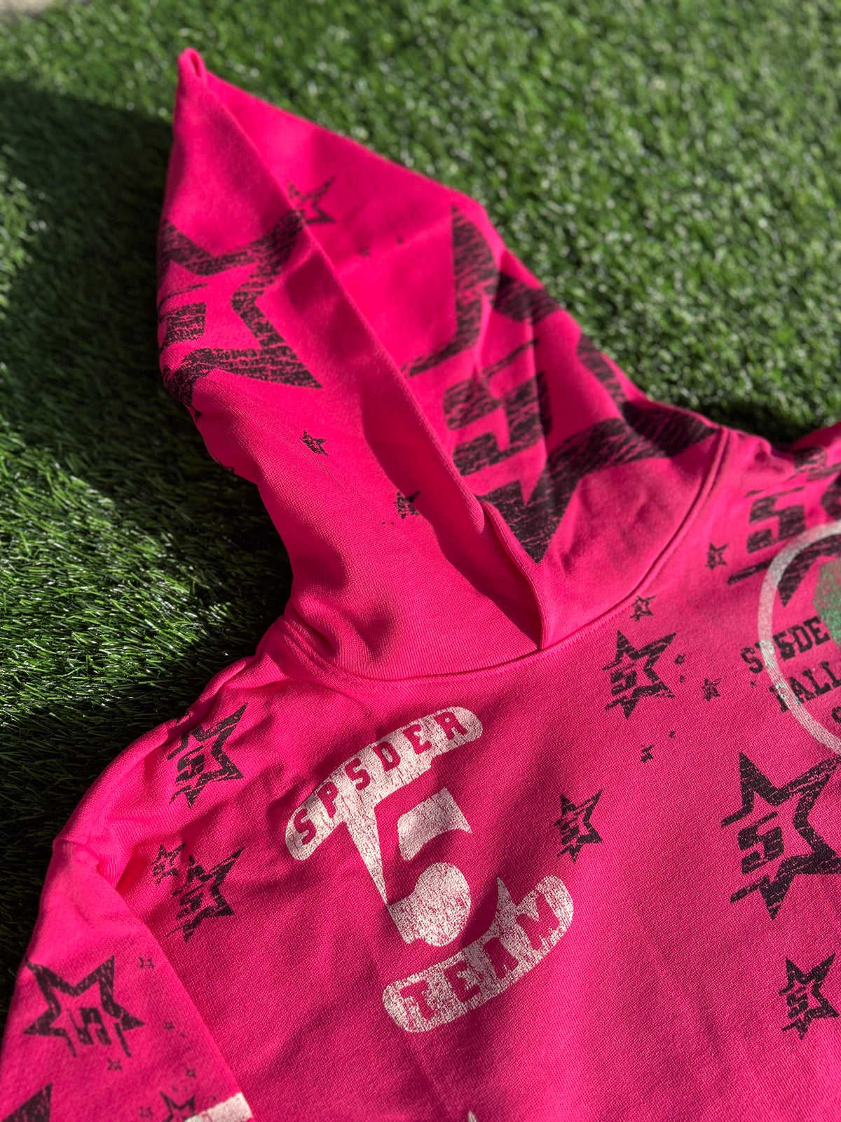 Pink Stencil SP5 Hoodie