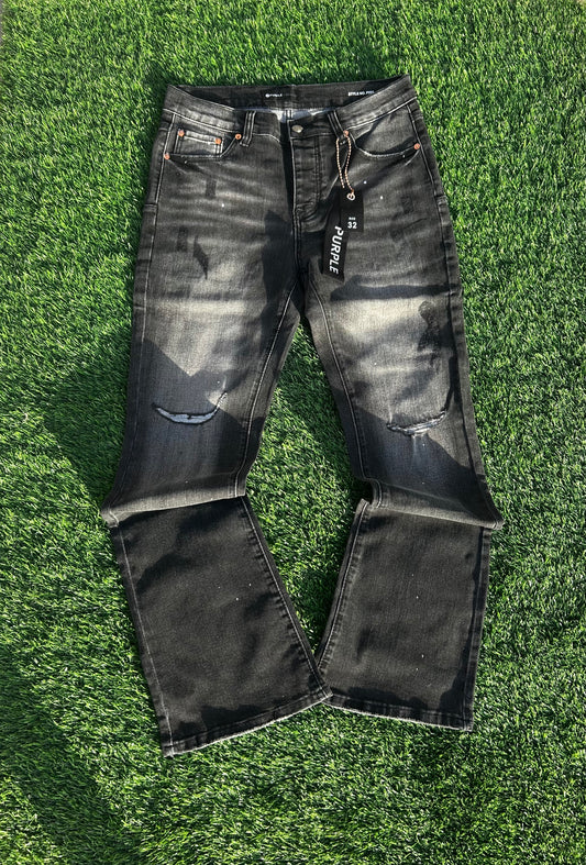 Purple jeans Flared 'Black'