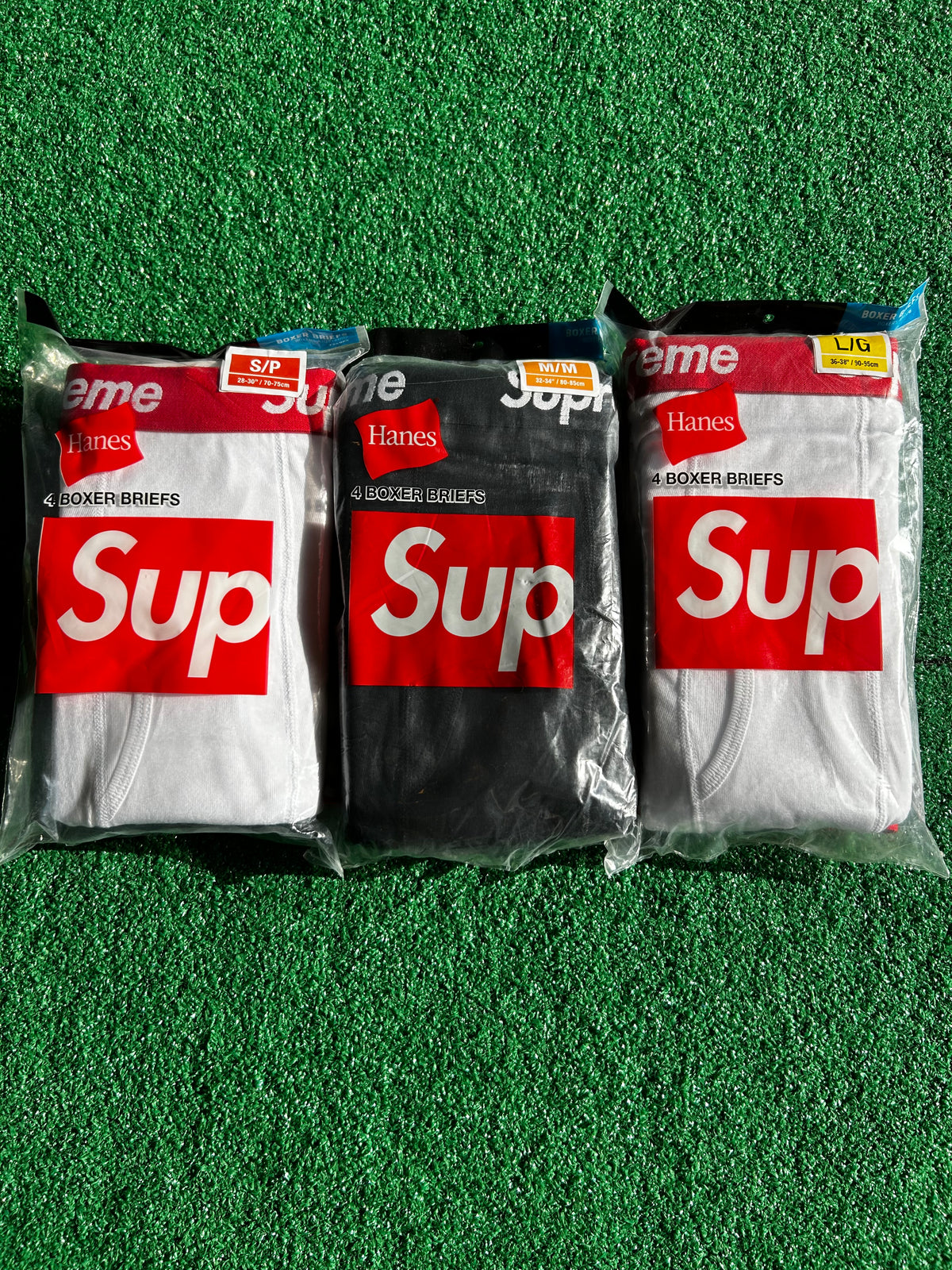 Supreme Boxers 4- Pack (Black)