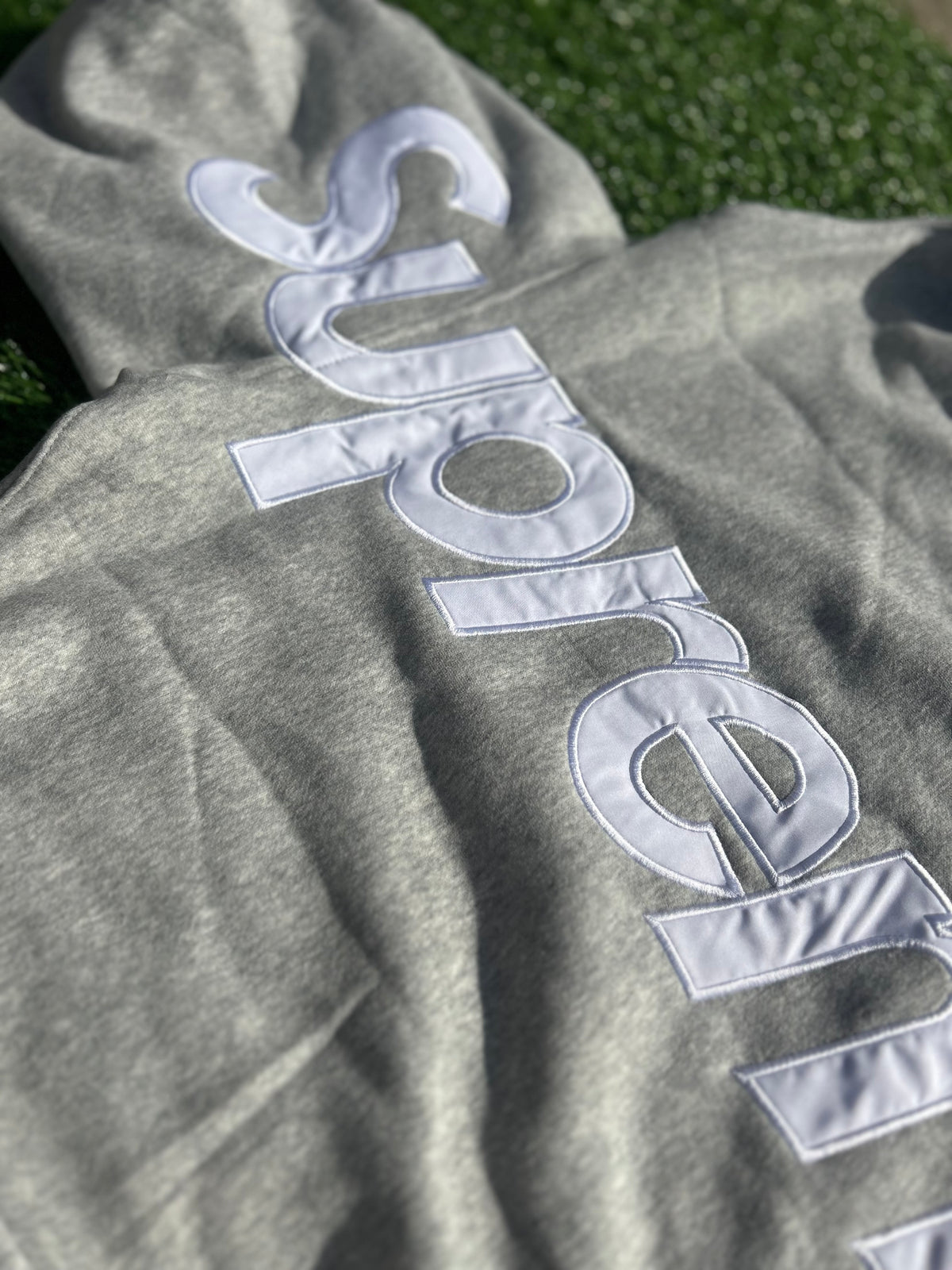 Supreme Back Logo 'Grey'