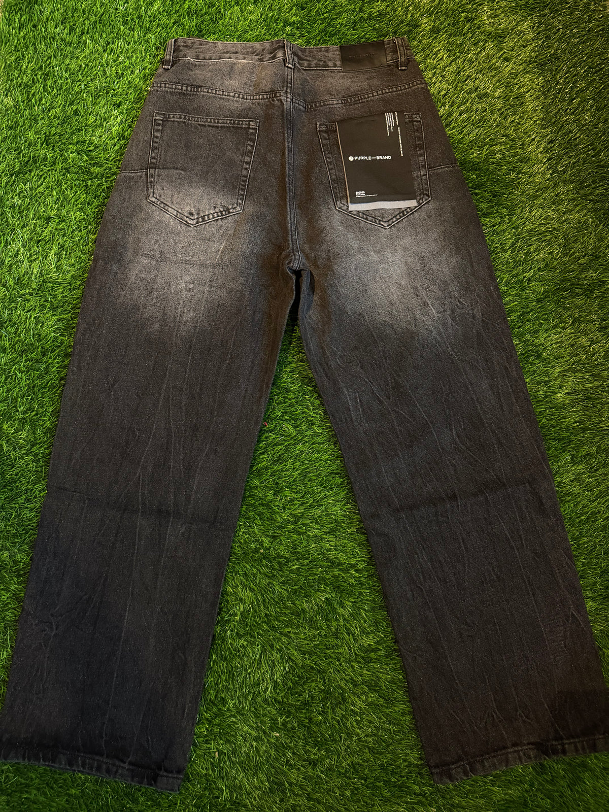 Purple jeans baggy