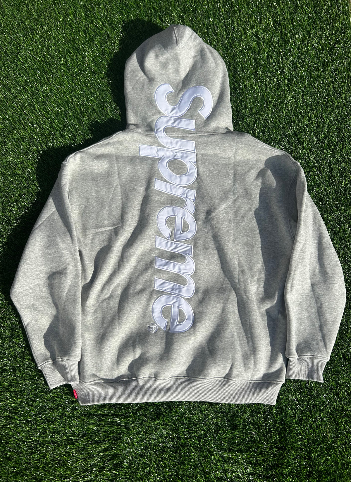 Supreme Back Logo 'Grey'
